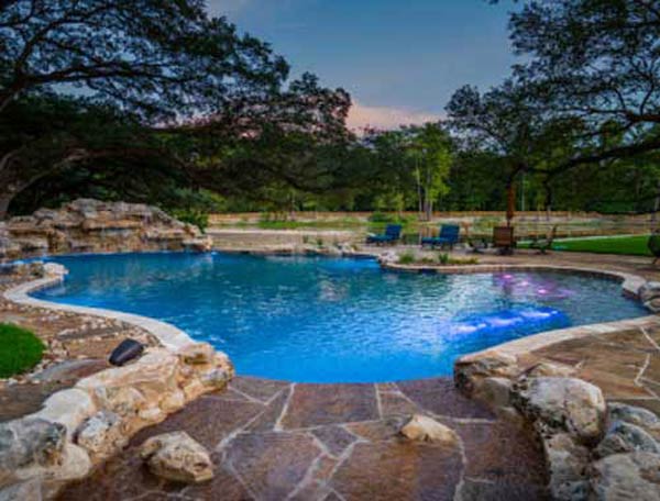 Luxury Freeform Lagoon Pools North Houston
